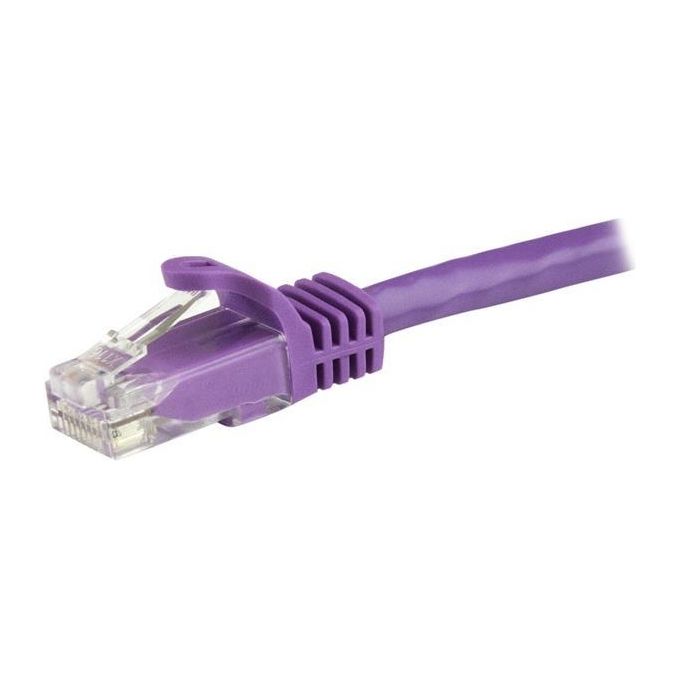 Startech.com Cavo Patch Cat6 15mt Filo di Rame Connettore Antistrappo Viola
