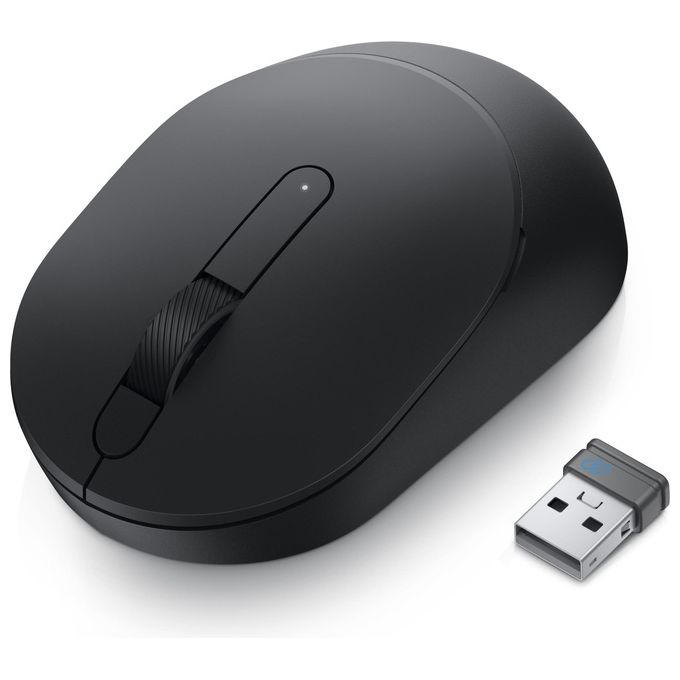 Dell MS3320W Mouse Wireless A Rf + Bluetooth Ottico 1600 Dpi Ambidestro