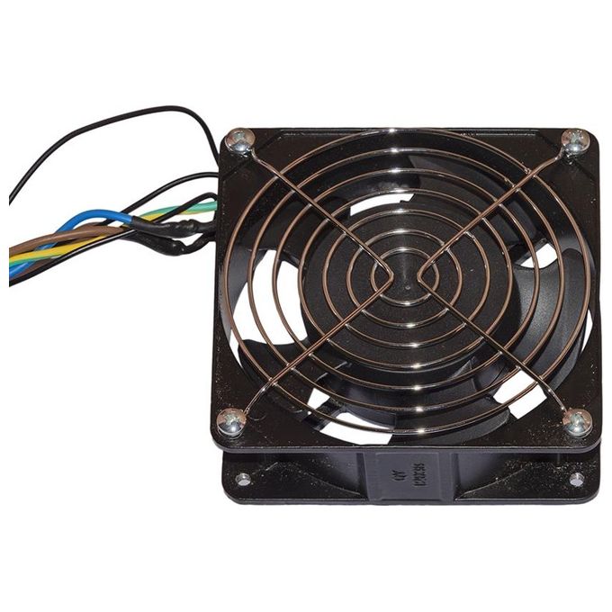 Link LKFAN220 Ventola 120x120x38mm 220V con Cavo 2mt Spina Italiana con Griglia
