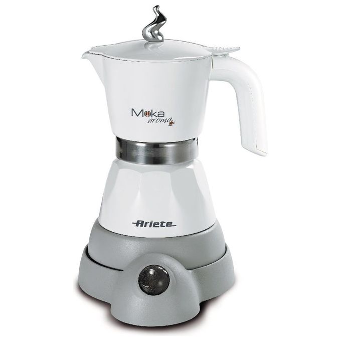 Ariete Moka Elettrica Aroma 480w 4tz Cordless Bianco