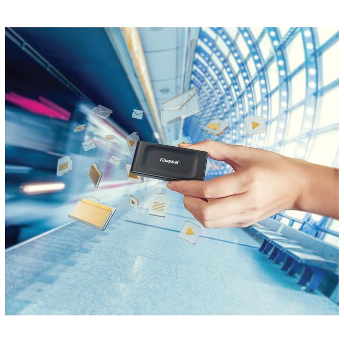 Kingston Technology SXS1000-2000G XS1000 SSD esterno 2 TB USB 3.2 Gen 2 velocita' fino a 1050 MB-s colore Nero