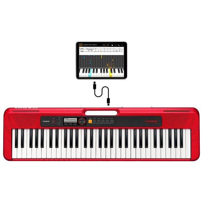 Casio Tastiera Musicale ct-s 200rd 61 Tasti Pieni 48 Note 400 Suoni Dance Music Mode