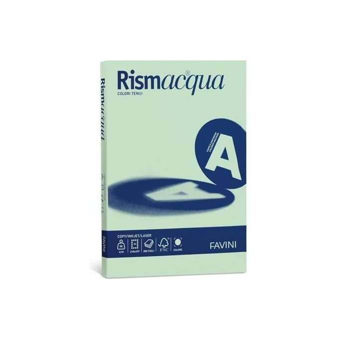 Cartotecnica Favini Rismacqua 140 Verde Chiaro 09 A3