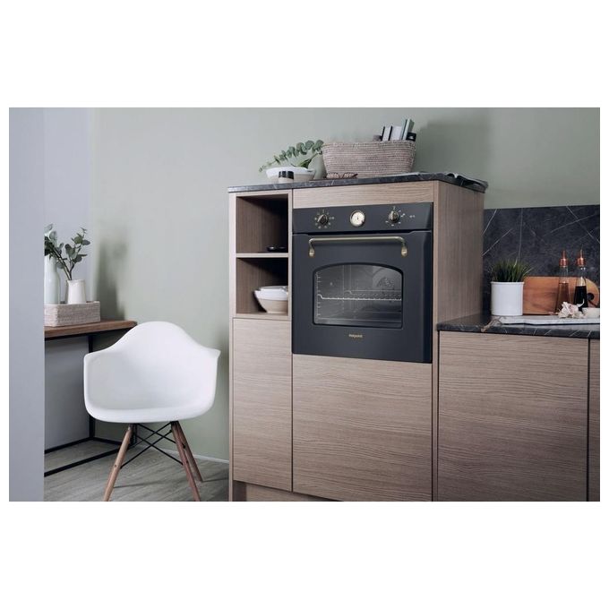 Hotpoint FIT 804 H AN HA Forno da incasso Elettrico Ventilato 73 L Classe A Diamond Clean Grill Rotisserie (59.5x59.5x56.4 cm) colore Antracite