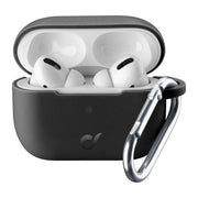 Cellularline BOUNCEAIRPODSPROK Bounce Custodia AirPods Pro Silicone Soft Touch con Gancio colore Nero
