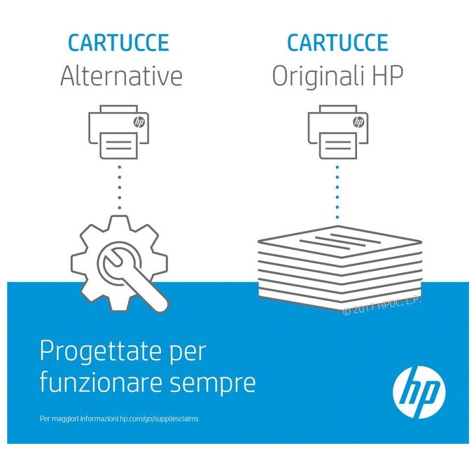 HP 305XL Cartuccia Originale Ciano-Magenta-Giallo