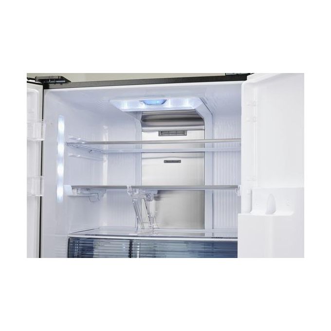 Sharp SJWX830FWH Frigorifero Americano 5 Porte 650 L 185 cm Classe A+ No Frost Plasmacluster 39 dB colore Grigio