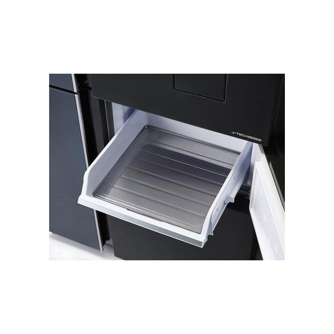 Sharp SJWX830FWH Frigorifero Americano 5 Porte 650 L 185 cm Classe A+ No Frost Plasmacluster 39 dB colore Grigio