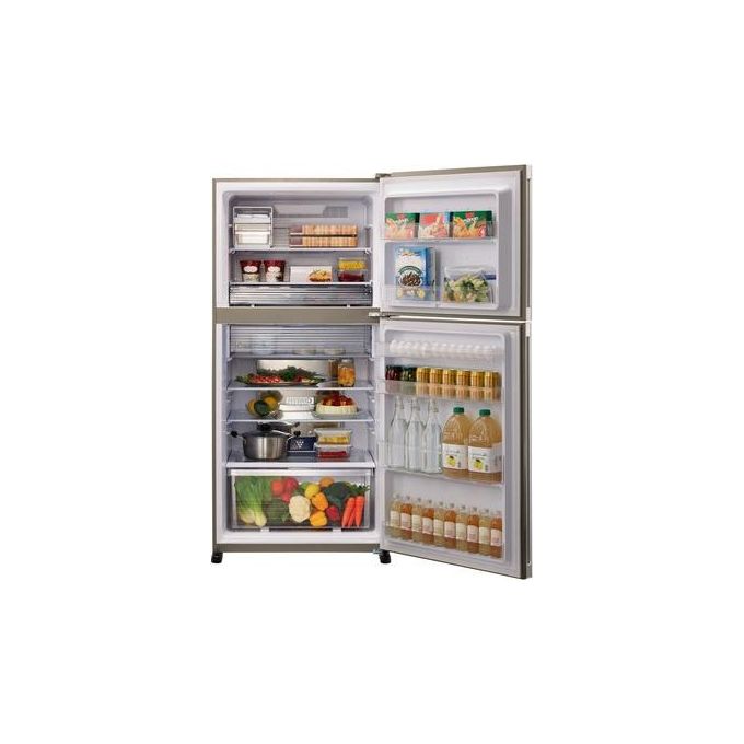 Sharp SJ-XG640MBE Frigorifero Doppia Porta Capacita' 510 Litri Classe energetica F No Frost 177 cm Beige