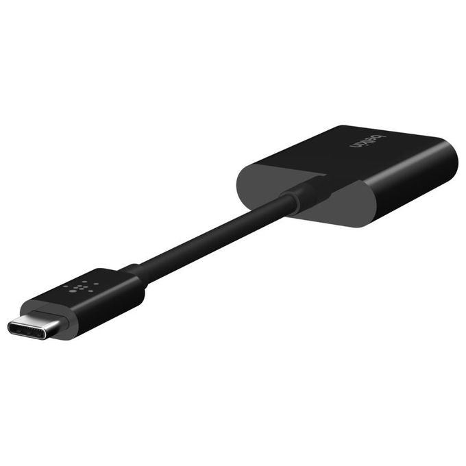 Belkin RockStar Connect USB-C Audio con Charge Adapter Black
