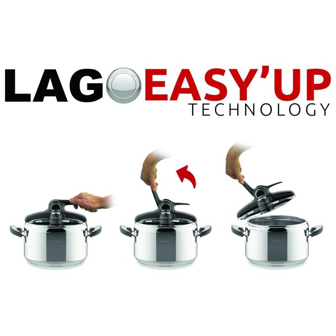 Lagostina Pentola a Pressione Mia Lagoeasy'up 5 Litri
