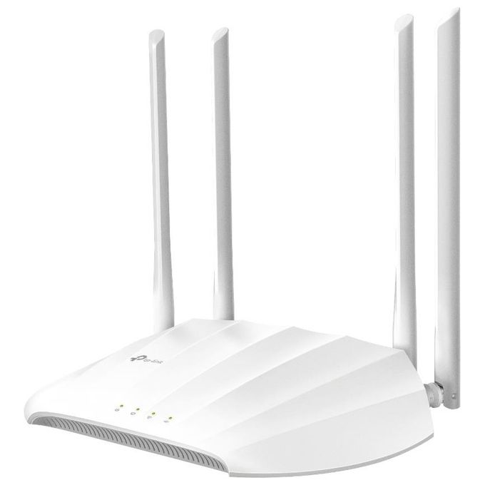 TP-Link TL-WA1201 Access Point Dual Band AC1200 867 Mbps 5 GHz 300 Mbps 2.4 GHz PoE 1 Porta Gigabit 4 Antenne colore Bianco