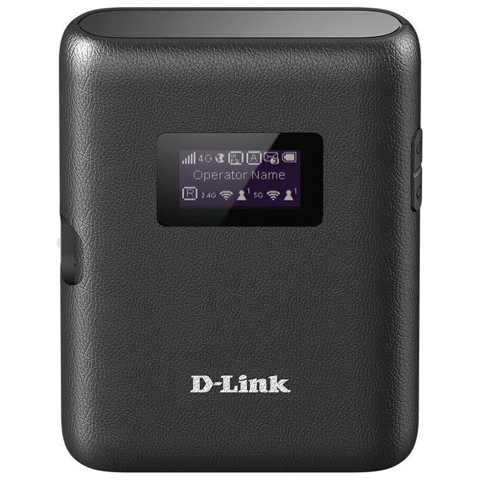 D-Link DWR-933 Router Wireless Portatile 4G LTE Dual-Band Wi-Fi 5 Nero