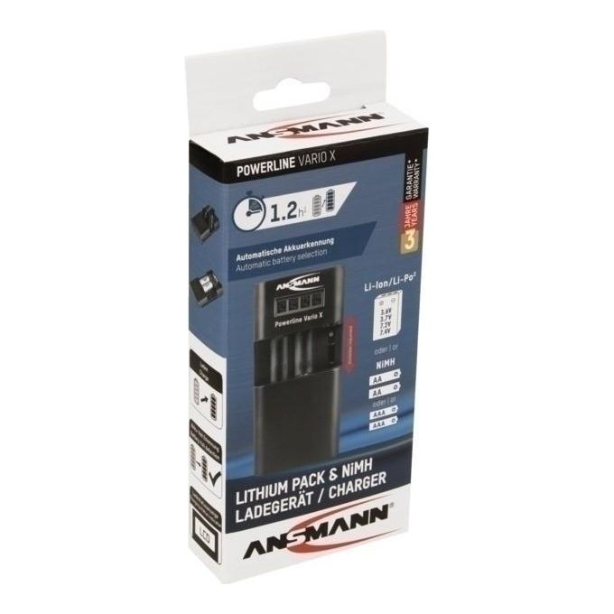 Ansmann Powerline Vario X Caricatore Universale