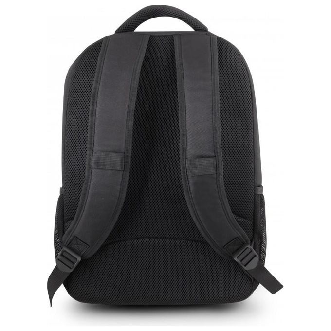 Urban Factory ECB15UF Zaino per laptop 15.6'' con scomparto tablet fino a 10.5'' materiale in poliestere riciclato (r-PET) colore Nero