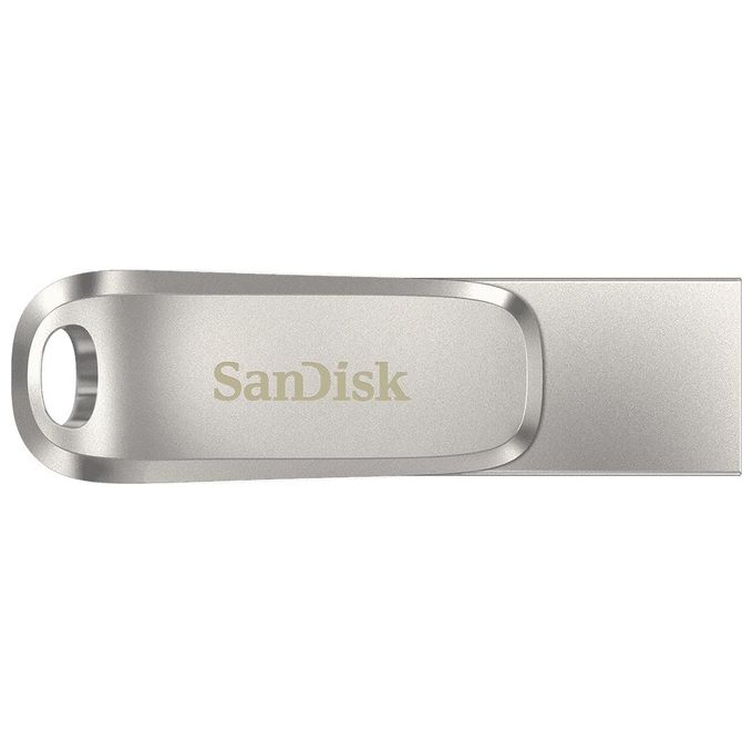 SanDisk SDDDC4-1T00-G46 Ultra Dual Drive Luxe unita' flash USB 1 TB USB Type-A USB Type-C 3.2 Gen 1 150 MB-s colore Acciaio inox