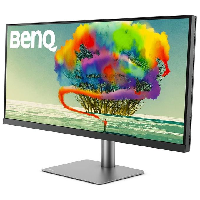 BenQ PD3420Q DesignVue Monitor 34'' UltraWide WQHD IPS 21:9 USB-C HDR400 KVM sRGB 100% DCI-P3 98% colore Grigio