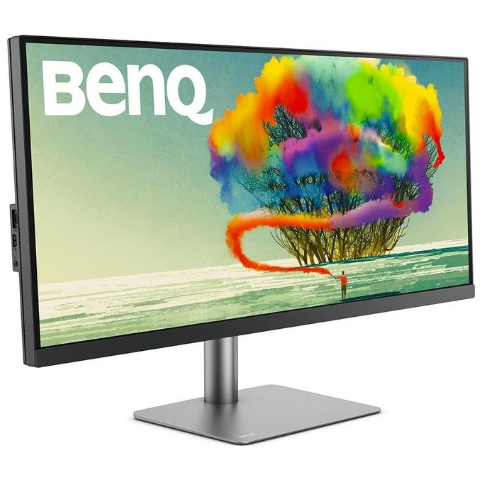 BenQ PD3420Q DesignVue Monitor 34'' UltraWide WQHD IPS 21:9 USB-C HDR400 KVM sRGB 100% DCI-P3 98% colore Grigio