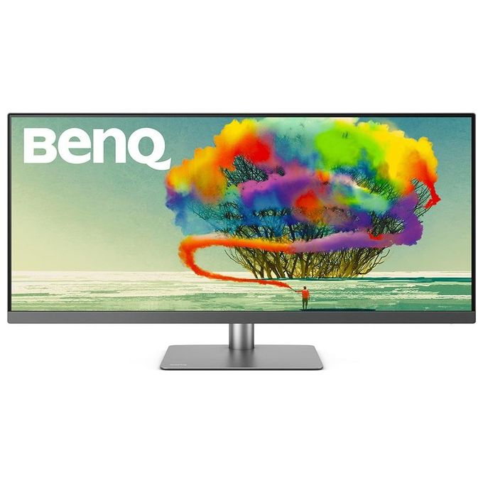 BenQ PD3420Q DesignVue Monitor 34'' UltraWide WQHD IPS 21:9 USB-C HDR400 KVM sRGB 100% DCI-P3 98% colore Grigio