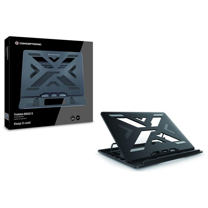 Conceptronic THANA03B Laptop Cooling Stand up To 155