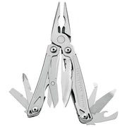 Leatherman 832523 Wingman Multiutensile 14 Funzioni in Acciaio Inossidabile con Lama Combo e Forbici a Molla colore Argento