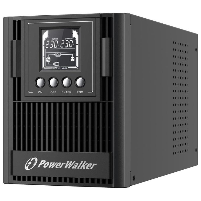 PowerWalker VFI 1000 AT Gruppo di Continuita' UPS Online Doppia Conversione 1000VA 900W Onda Sinusoidale Pura 3 Prese colore Nero
