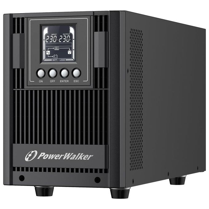 PowerWalker 10122181 VFI 2000 AT Gruppo di continuita' UPS Doppia conversione online 2 kVA 1800 W 4 prese Tipo F colore Nero