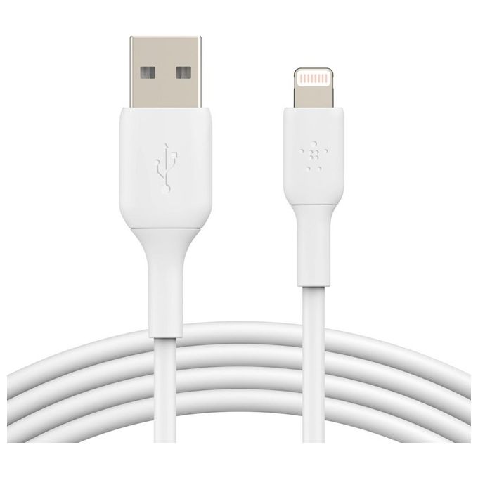 Belkin Boost Charge Cavo da Lightning a Usb 2mt PVC Bianco
