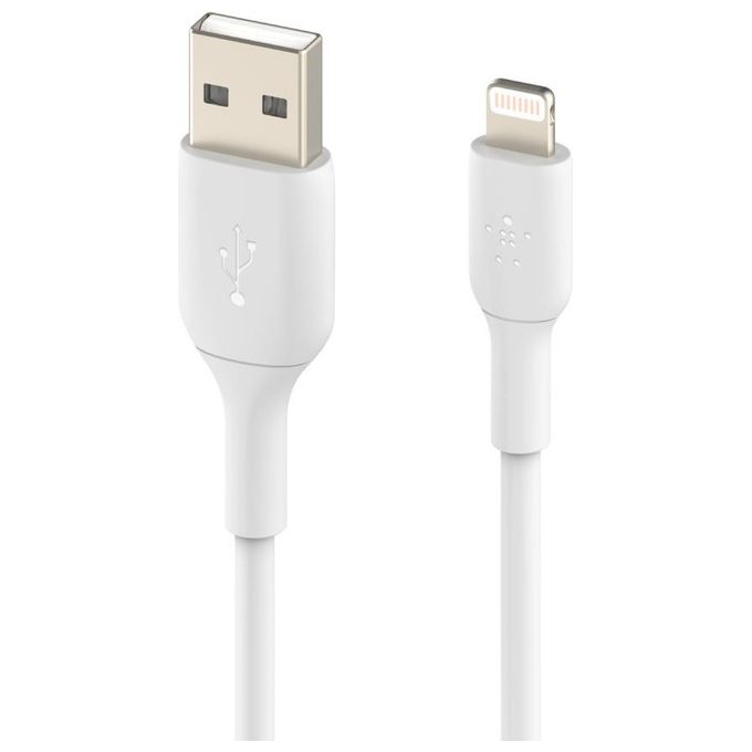 Belkin Boost Charge Cavo da Lightning a USB 3mt PVC Bianco