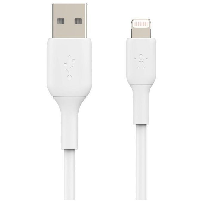 Belkin Boost Charge Cavo da Lightning a Usb 2mt PVC Bianco