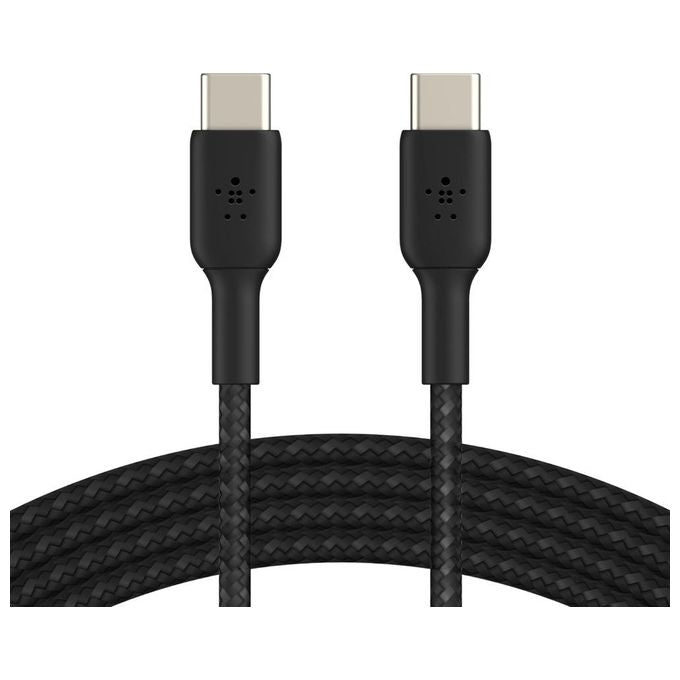 Belkin Boost Charge Cavo Intrecciato da USB-C a USB-C 1mt Nero