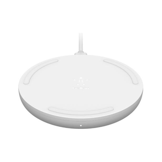 Belkin WIA001VFWH Tappetino di Ricarica Wireless 10 W con Alimentatore Quick Charge 3.0 Cavo 1,2 m colore Bianco