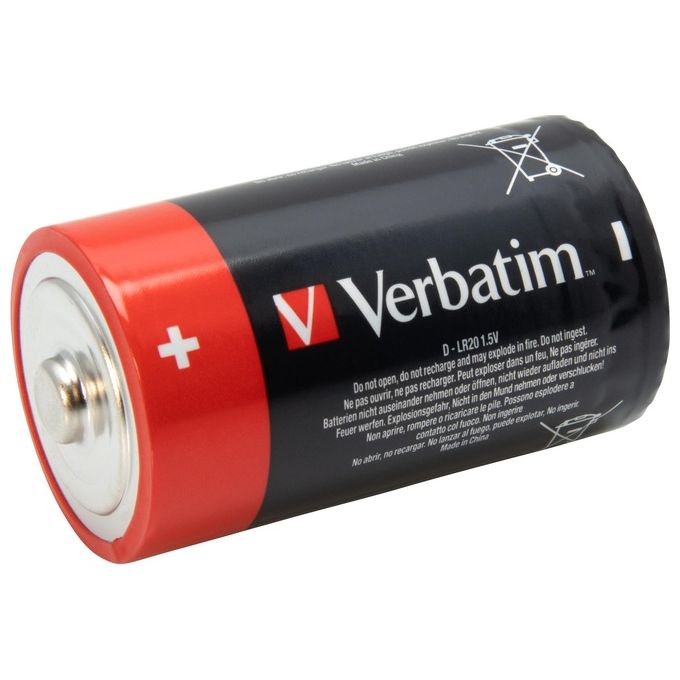 Verbatim Pila Torcia D Alkalina Blist.2 Pile