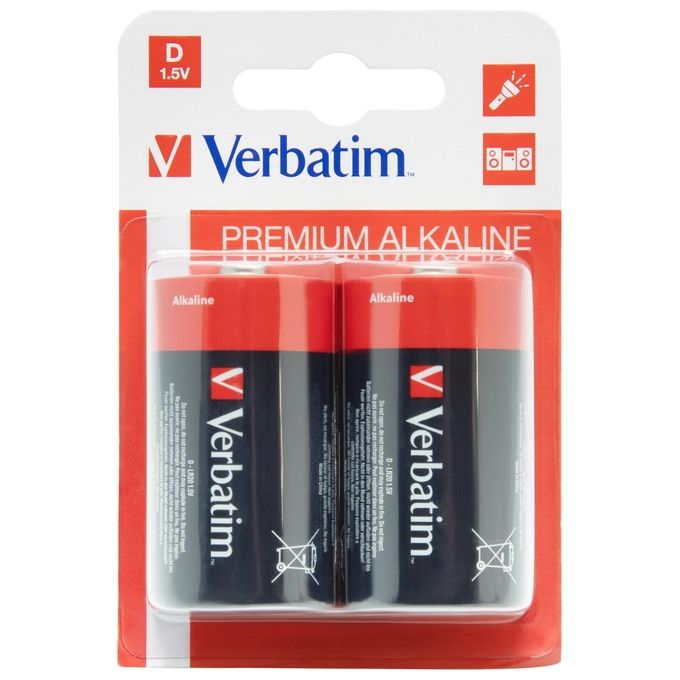 Verbatim Pila Torcia D Alkalina Blist.2 Pile