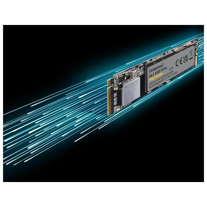 Intenso 3835470 Premium SSD M.2 2 TB PCIe 3.0 x4 NVMe 1.3 SLC velocita' lettura fino a 2100 MB-s velocita' scrittura fino a 1700 MB-s colore Nero