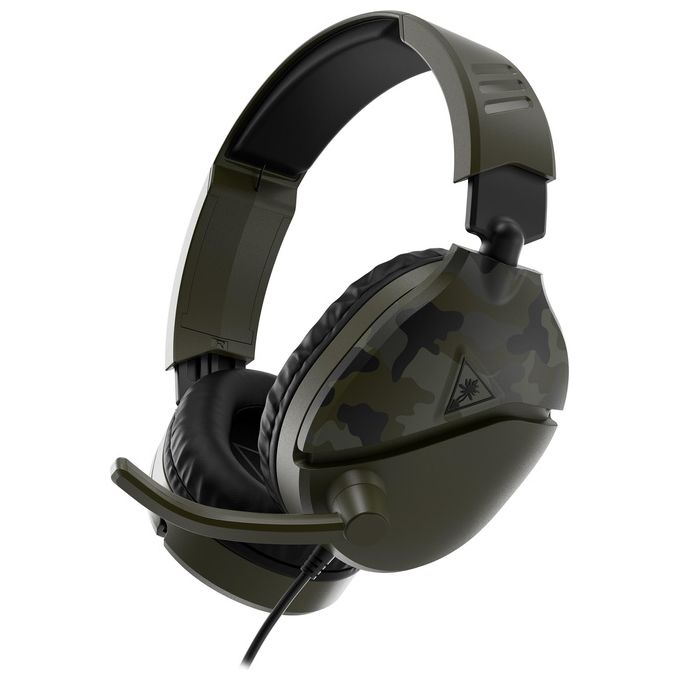 Turtle Beach TBS-6455-02 Recon 70 Auricolare da Gioco Circumaurale Driver 40 mm Microfono Omnidirezionale Cavo 1,2 m colore Verde