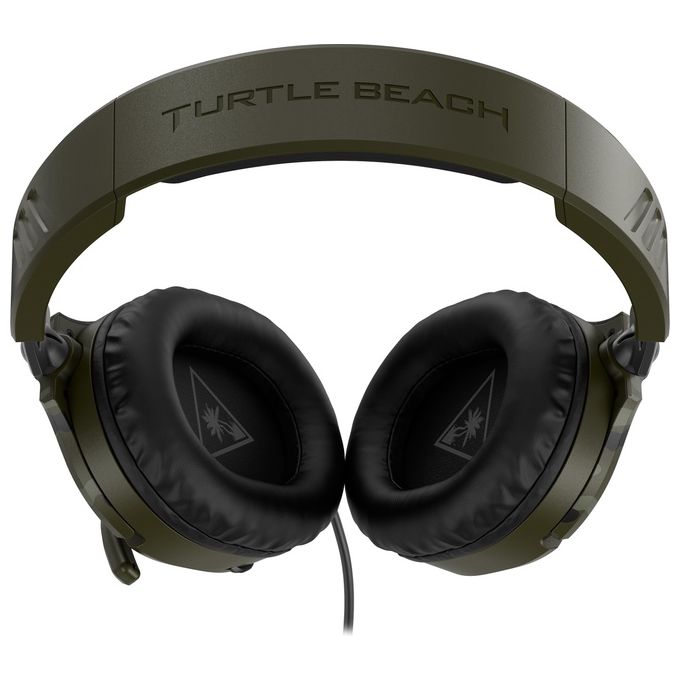 Turtle Beach TBS-6455-02 Recon 70 Auricolare da Gioco Circumaurale Driver 40 mm Microfono Omnidirezionale Cavo 1,2 m colore Verde