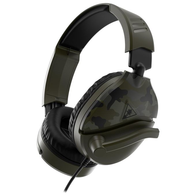 Turtle Beach TBS-6455-02 Recon 70 Auricolare da Gioco Circumaurale Driver 40 mm Microfono Omnidirezionale Cavo 1,2 m colore Verde