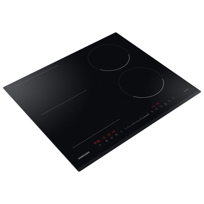 Samsung NZ64R3747BK Piano Cottura a Induzione Area Flex Zone Slide Touch Control Display LED 60 cm Nero