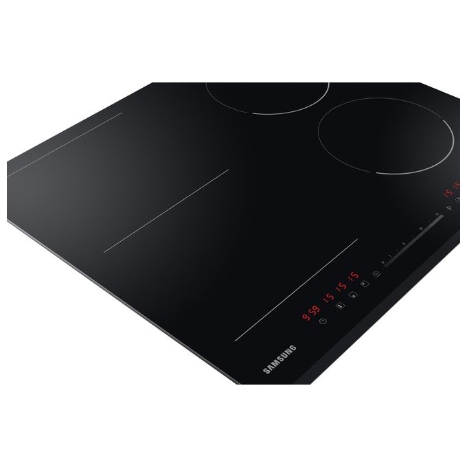 Samsung NZ64R3747BK Piano Cottura a Induzione Area Flex Zone Slide Touch Control Display LED 60 cm Nero