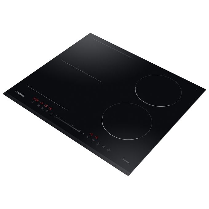Samsung NZ64R3747BK Piano Cottura a Induzione Area Flex Zone Slide Touch Control Display LED 60 cm Nero