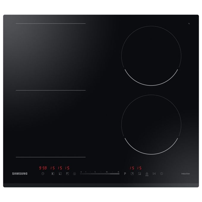 Samsung NZ64R3747BK Piano Cottura a Induzione Area Flex Zone Slide Touch Control Display LED 60 cm Nero
