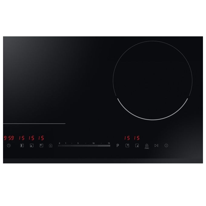 Samsung NZ64R3747BK Piano Cottura a Induzione Area Flex Zone Slide Touch Control Display LED 60 cm Nero