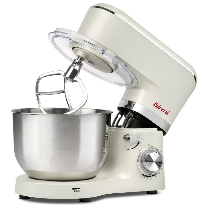 Girmi IM4701 Gastronomo Impastatrice Planetaria 6 L 1300 W 10 Velocita' Funzione Pulse colore Beige