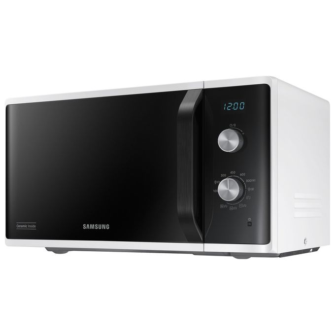 Samsung MG23K3614AW Microonde Grill Capacita' 23 Litri Potenza 800 W Dual Dial Sistema TDS Bianco