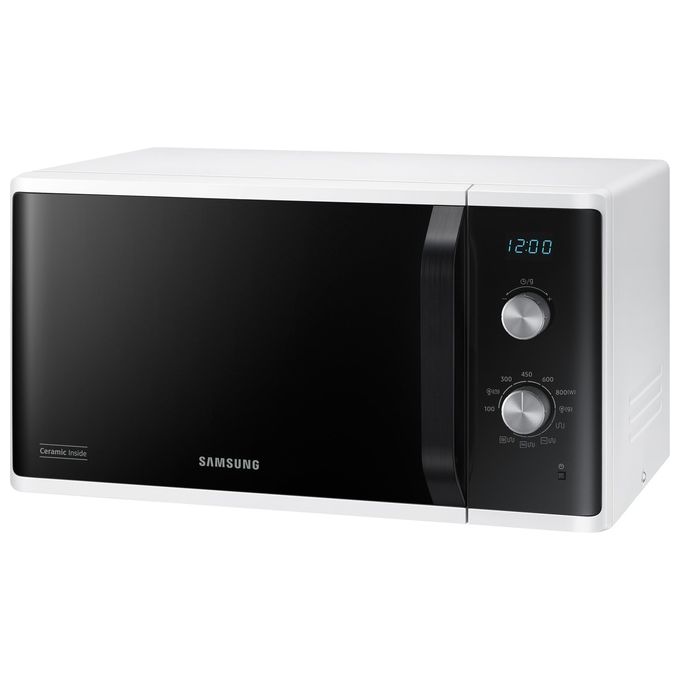 Samsung MG23K3614AW Microonde Grill Capacita' 23 Litri Potenza 800 W Dual Dial Sistema TDS Bianco