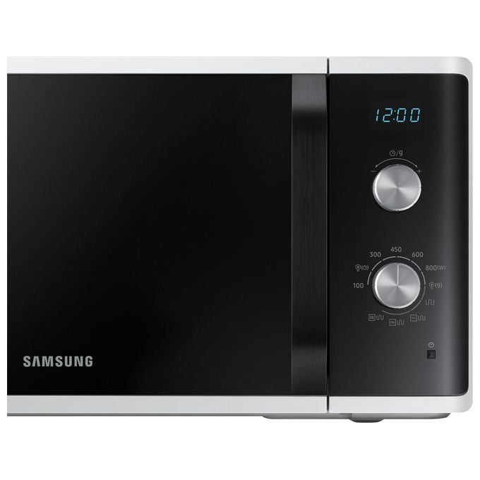 Samsung MG23K3614AW Microonde Grill Capacita' 23 Litri Potenza 800 W Dual Dial Sistema TDS Bianco