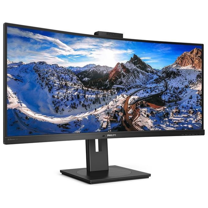 Philips Monitor 34'' LED VA Curvo P Line 346P1CRH - 00 3440x1440 UltraWide Quad HD Tempo di Risposta 4 ms Nero