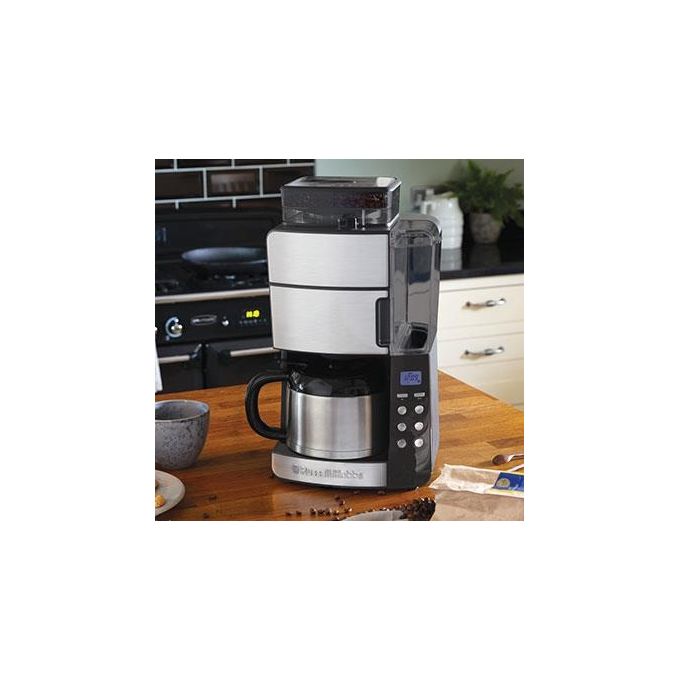 Russell Hobbs 25620-56 Grind and Brew Macchina da caffe' americano 1 L 3 livelli di macinatura colore Nero