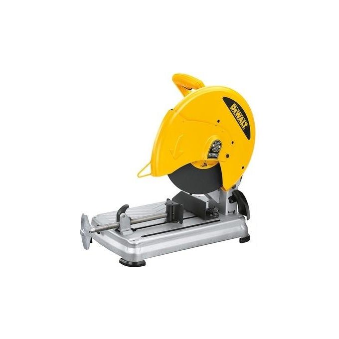 Dewalt D 28715 Troncatrice con potenza 2200 Watt e disco da 355 mm per tagli precisi in acciaio pietra ceramica e PVC